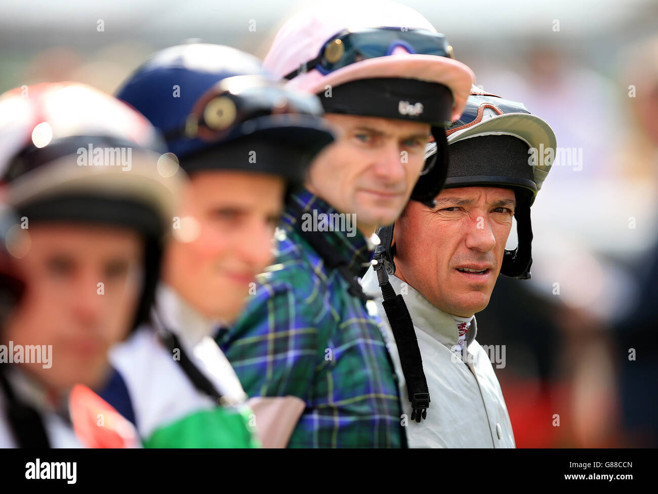 Pferderennen - 2015 Ladbrokes St Leger Festival - Tag Drei - Doncaster Races. Frankie Dettori, Jockey Stockfoto