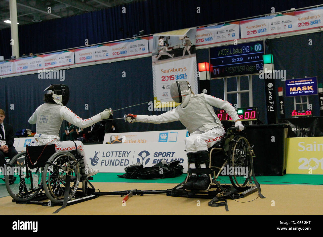 Sport - Sainsbury 2015 Schule Spiele - Tag zwei - Manchester Stockfoto