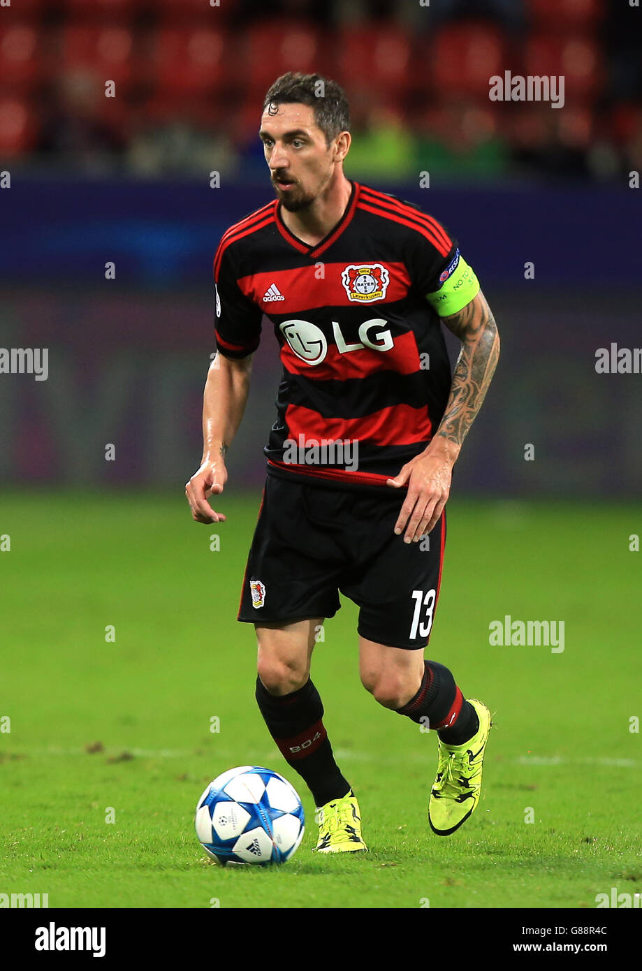 Fußball - UEFA Champions League - Gruppe E - Bayer 04 Leverkusen / BATE Borisov - BayArena. Roberto Hilbert, Bayer 04 Leverkusen Stockfoto