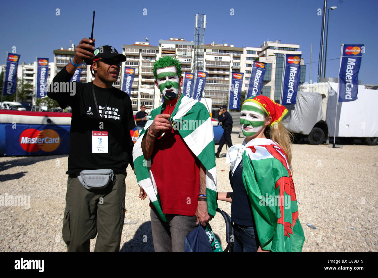 Fußball - UEFA-Cup - Finale - Sporting Lissabon V CSKA Moskau - Jose de Alvalades Stadion Stockfoto