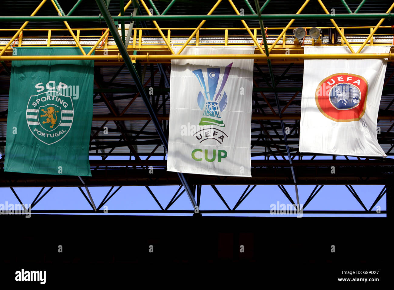Fußball - UEFA-Cup - Finale - Sporting Lissabon V CSKA Moskau - Jose de Alvalades Stadion Stockfoto