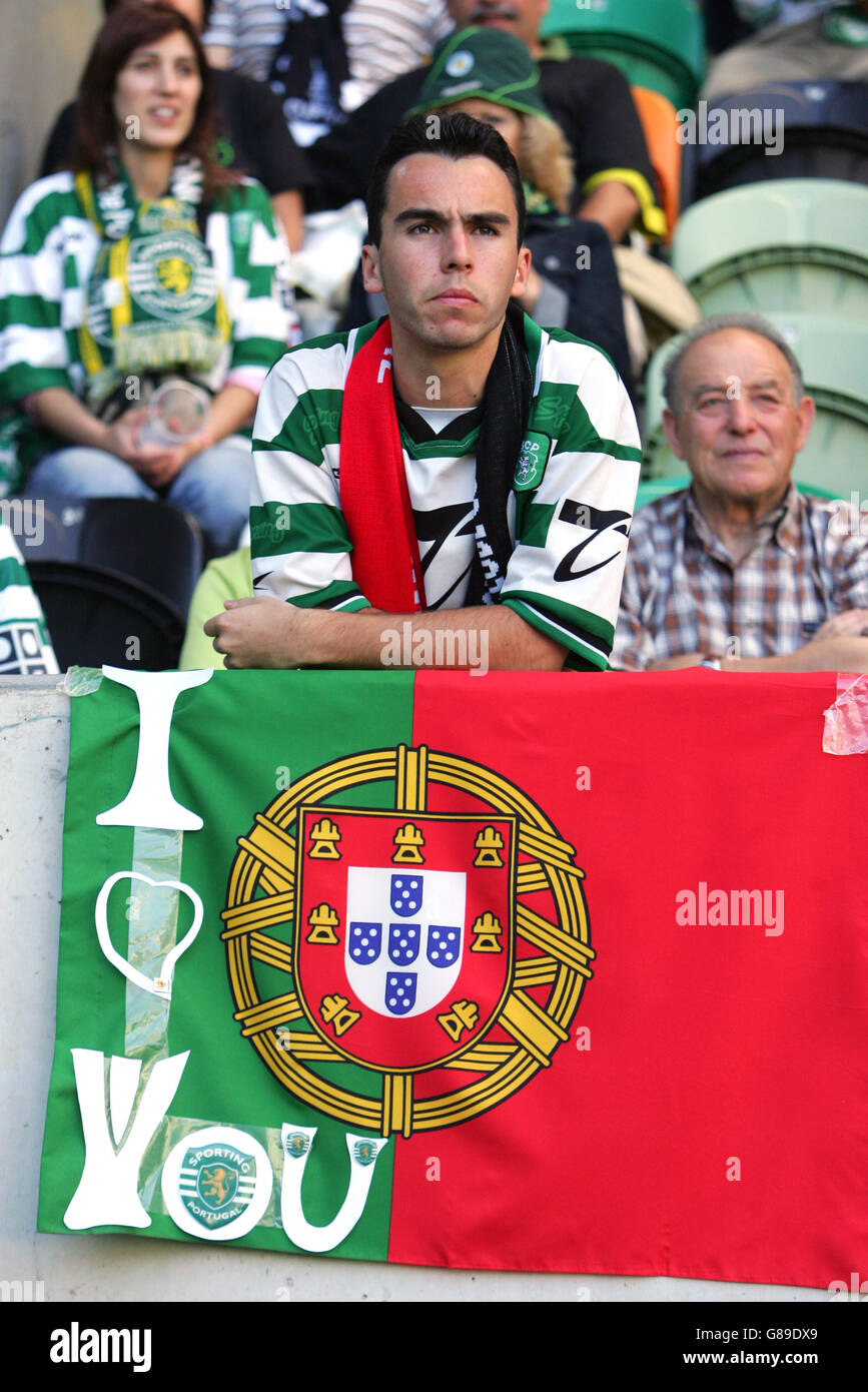 Fußball - UEFA-Cup - Finale - Sporting Lissabon V CSKA Moskau - Jose de Alvalades Stadion Stockfoto