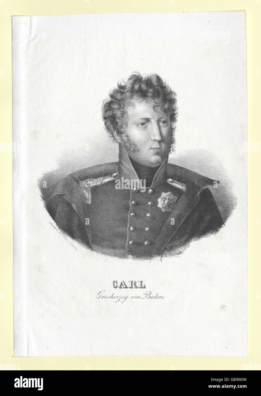 Karl, Großherzog von Baden Stockfoto