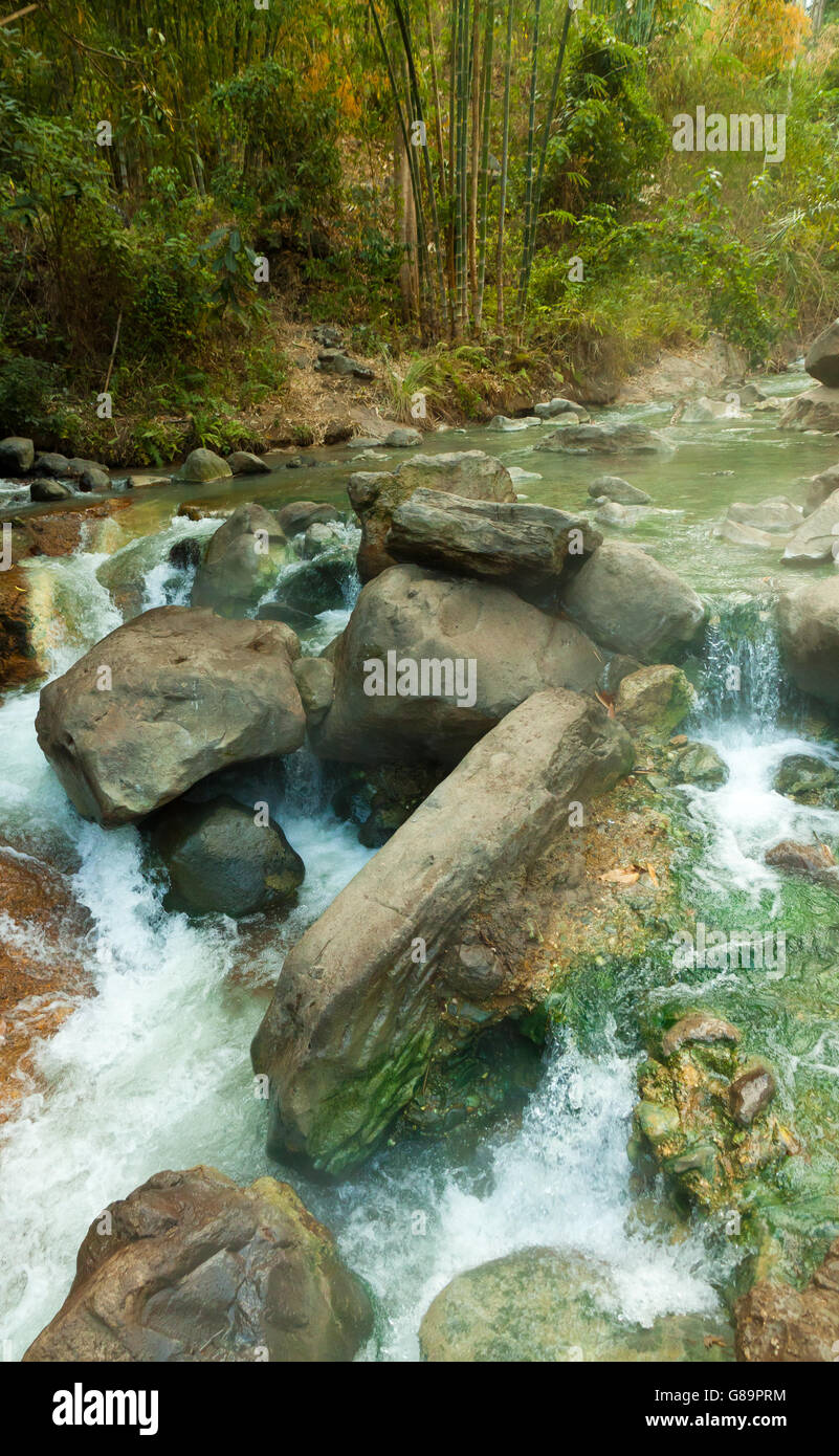 Wasserfall bei Hot Springs Nationalpark Stockfoto