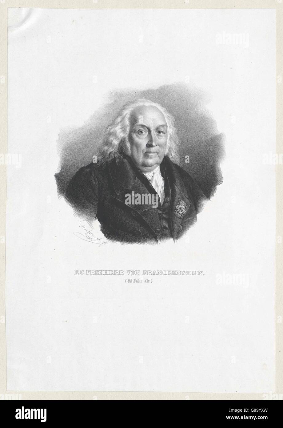Franckenstein, Johann Karl Friedrich Freiherr von Stockfoto