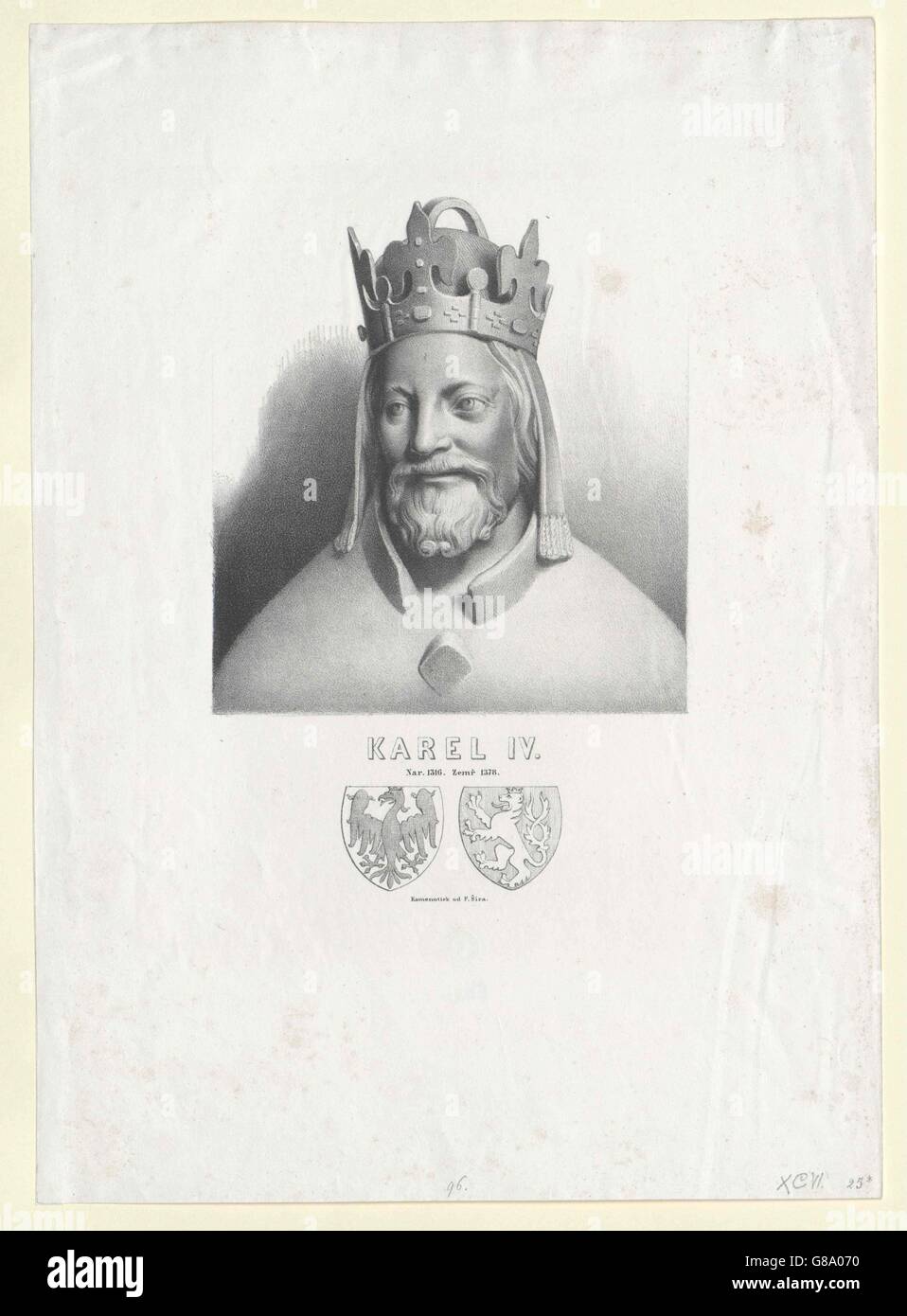 Karl IV., Kaiser Stockfoto