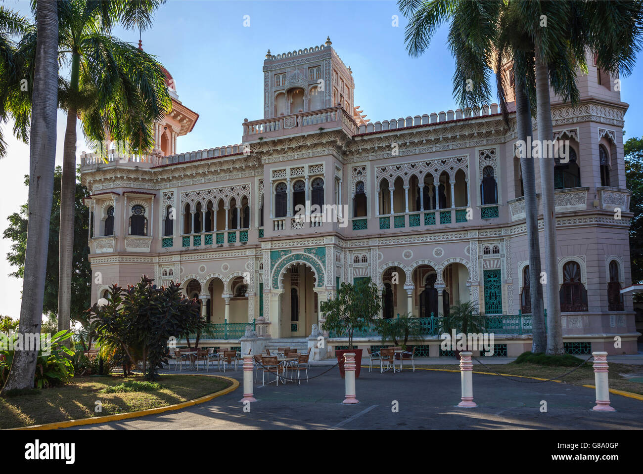 Palast, Palacio del Valle, Punta Gorda, Cienfuegos, Provinz Cienfuegos, Kuba Stockfoto