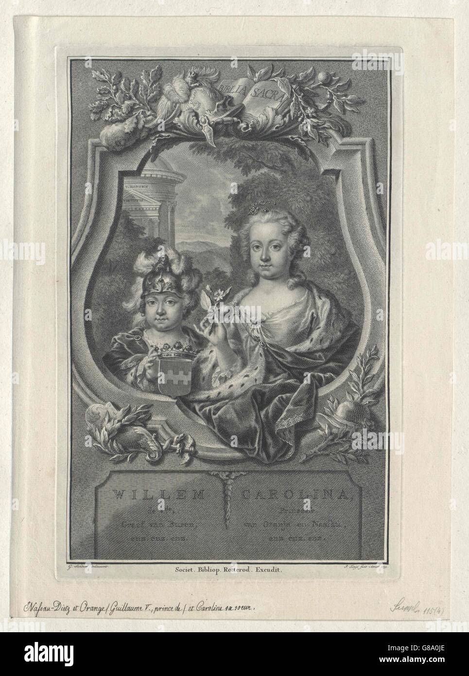 Wilhelm V., Prinz von Vesteigerung-Nassau Stockfoto