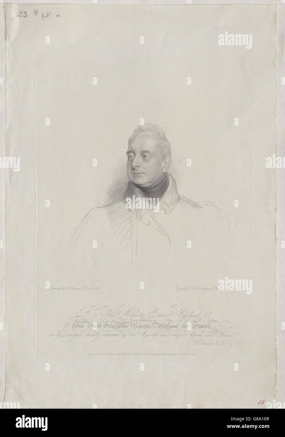 Wilhelm IV., König von England Stockfoto