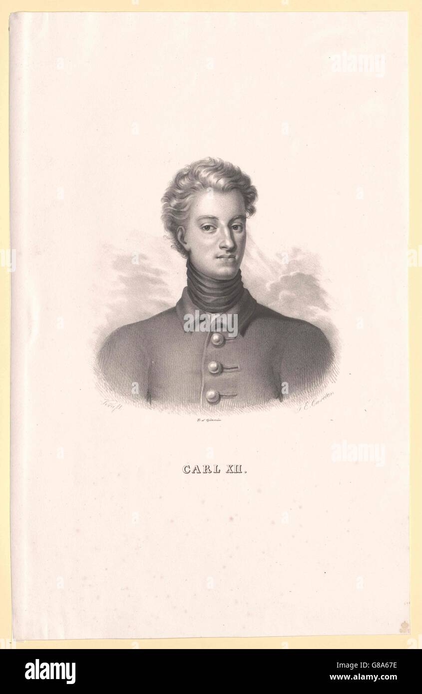 Karl XII., König von Schweden Stockfoto