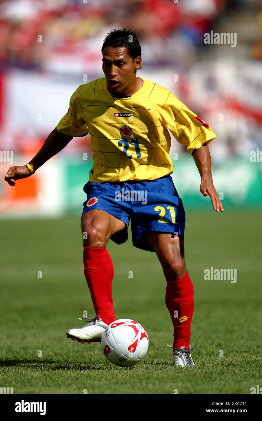 Fußball - International freundlich - Kolumbien gegen England - Giants Stadium. Jairo Restrepo, Kolumbien Stockfoto