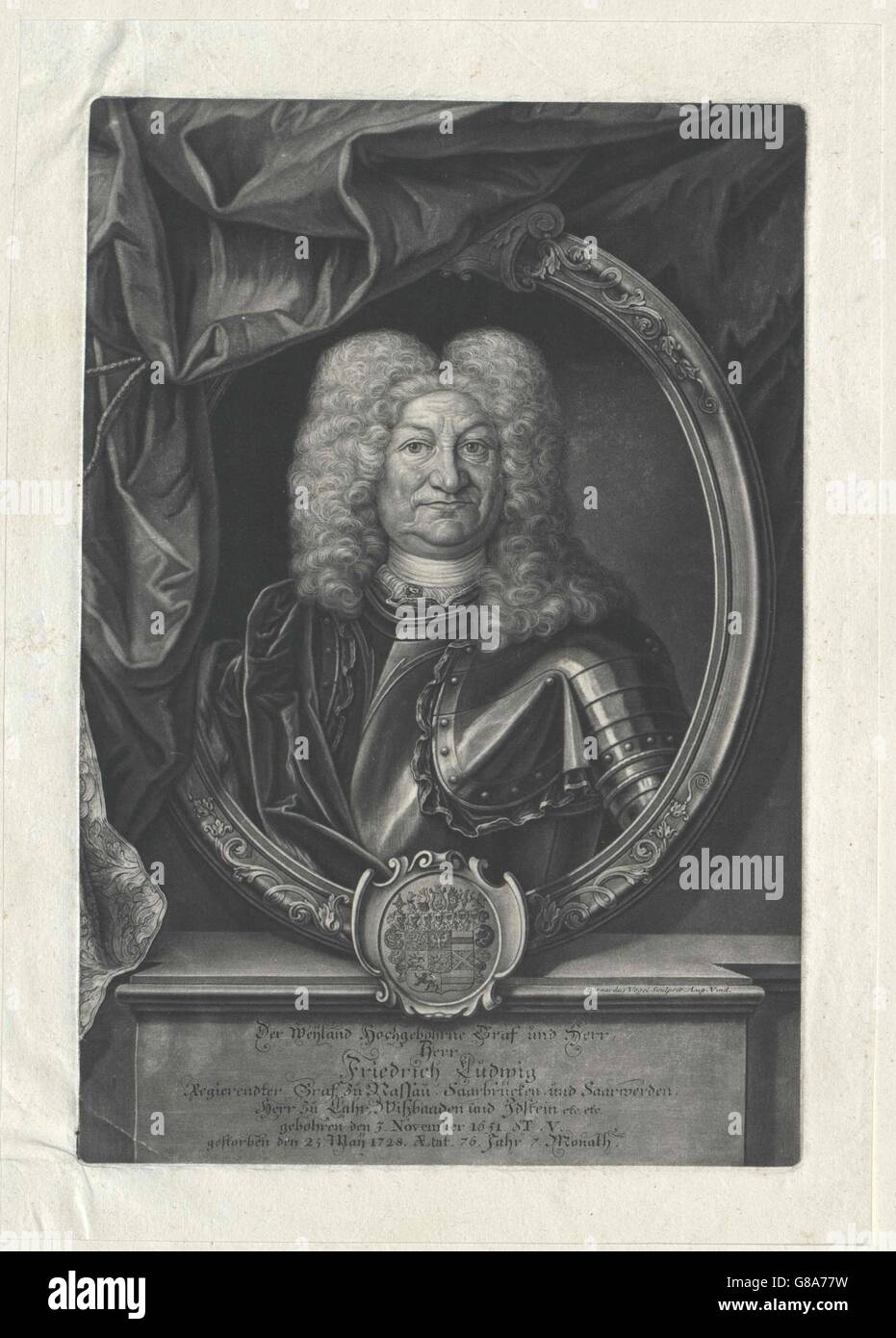Friedrich Ludwig, Graf von Nassau-Saarbrücken Stockfoto