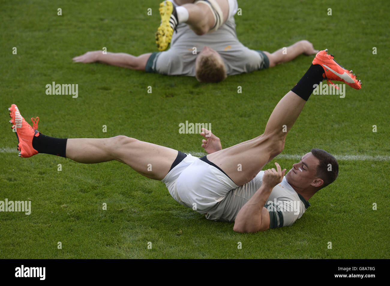 Rugby Union - Rugby-Weltmeisterschaft 2015 - Südafrika Training - St. James' Park. Der Südafrikaner Jesse Kriel während einer Trainingseinheit im St James' Park, Newcastle. Stockfoto