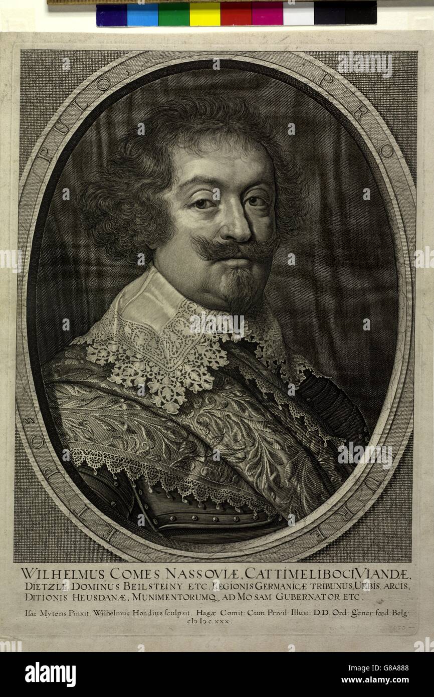Wilhelm, Graf von Nassau-Siegen Stockfoto