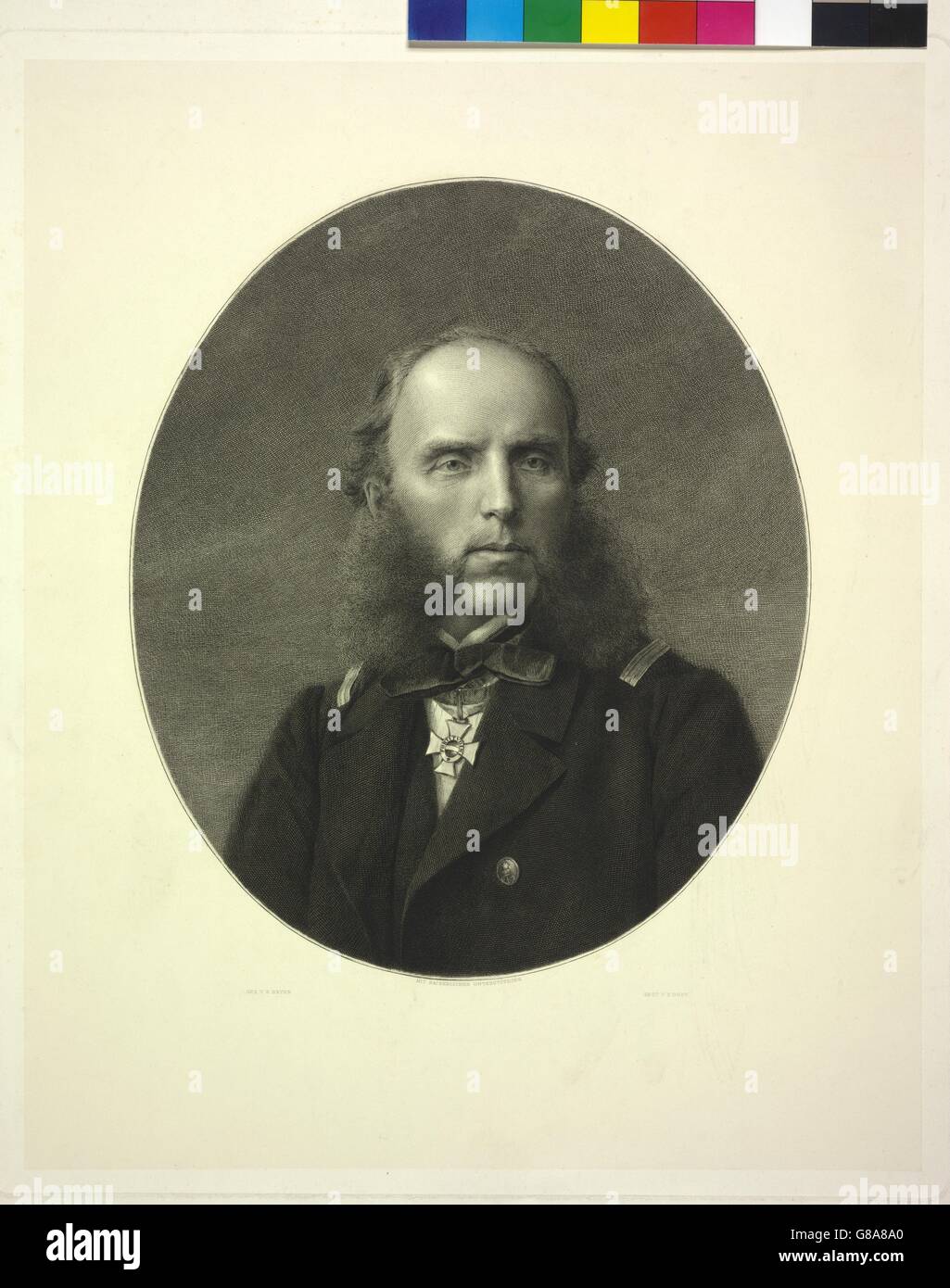 Tegetthoff, Wilhelm von Stockfoto