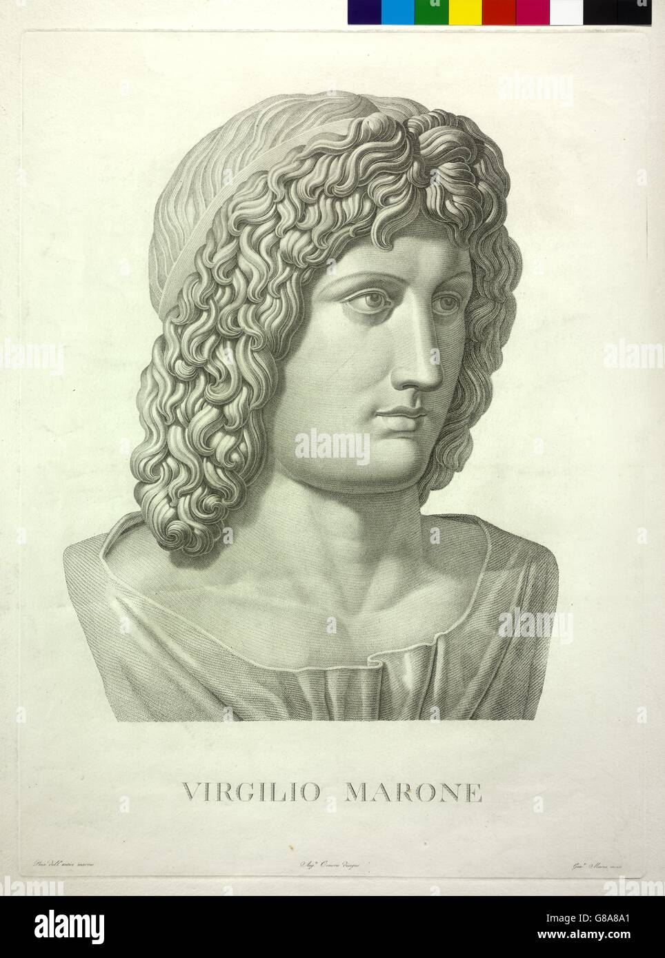 Vergilius Maro, Publius Stockfoto