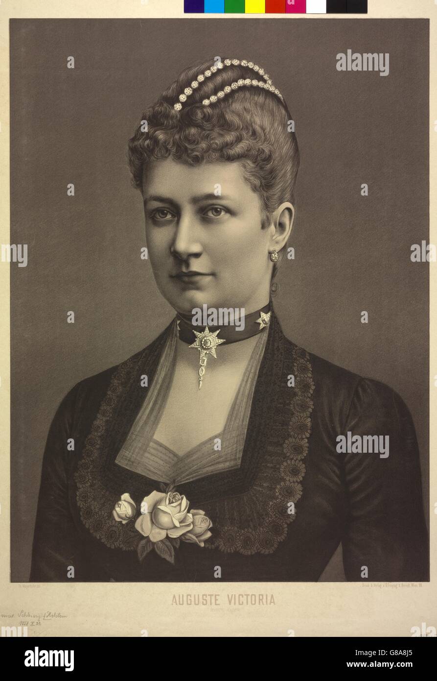Die Deutsche Kaiserin Auguste Victoria Stockfotografie Alamy