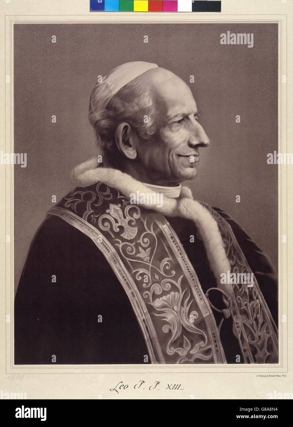 Leo XIII., Papa Stockfoto