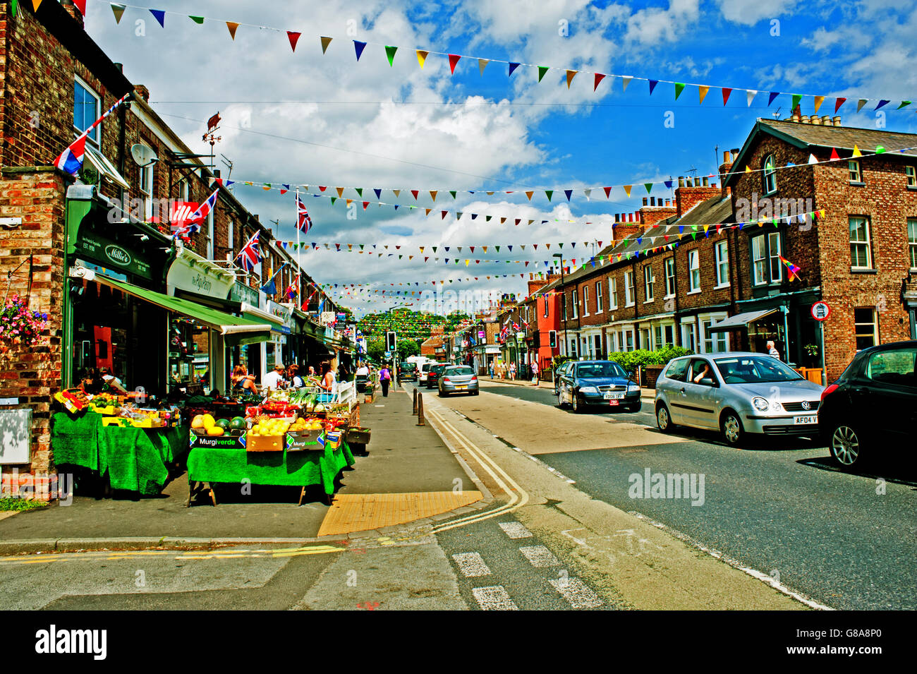 Bishy Road, York Stockfoto