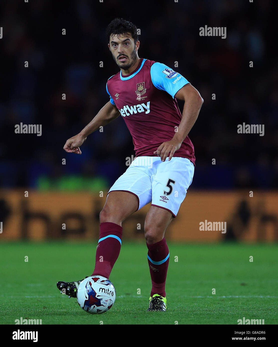 Fußball - Capital One Cup - 3. Runde - Leicester City V West Ham United - King Power Stadium Stockfoto