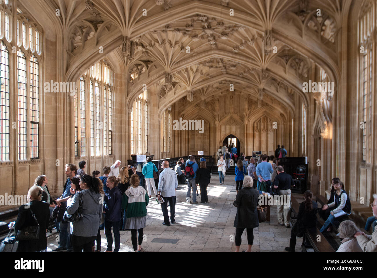 Älteste Lecture Hall, Christchurch College, Oxford, Großbritannien Stockfoto