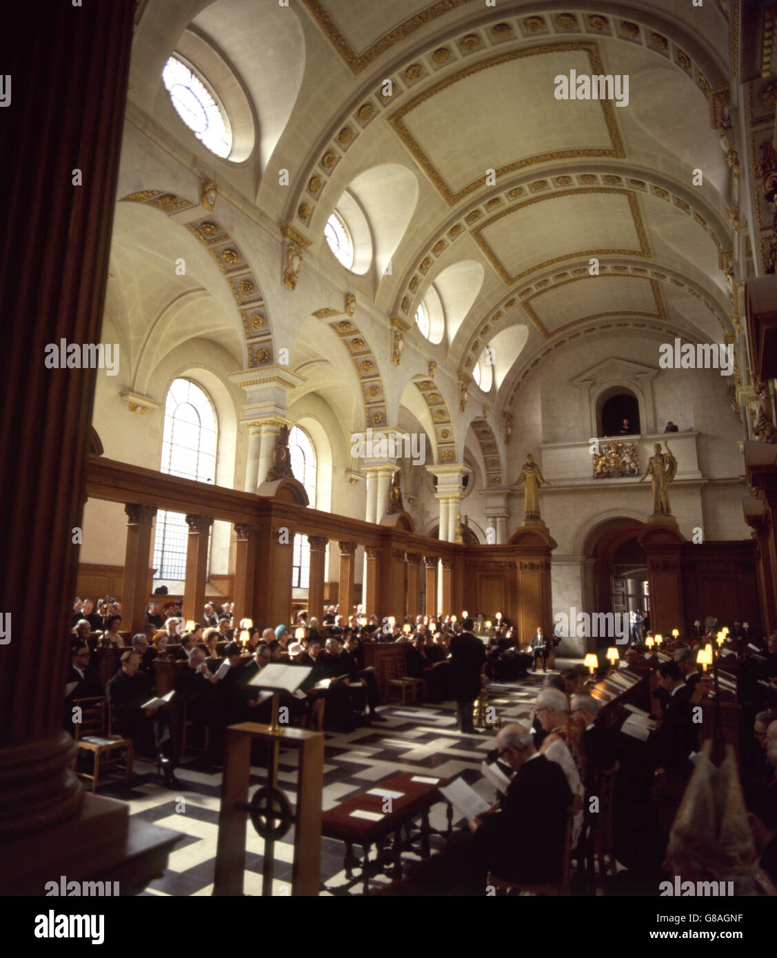 Royalty - Press Association Hundertjahrfeier - St. Bride Kirche, Fleet Street, London Stockfoto