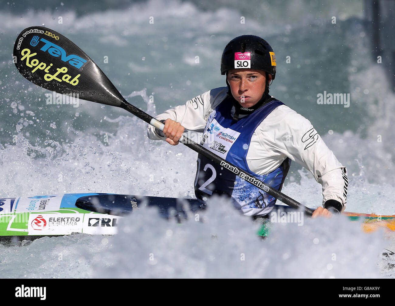 Kanu - ICF Canoe Slalom WM 2015 - Tag fünf - Lee Valley White Water Centre Stockfoto