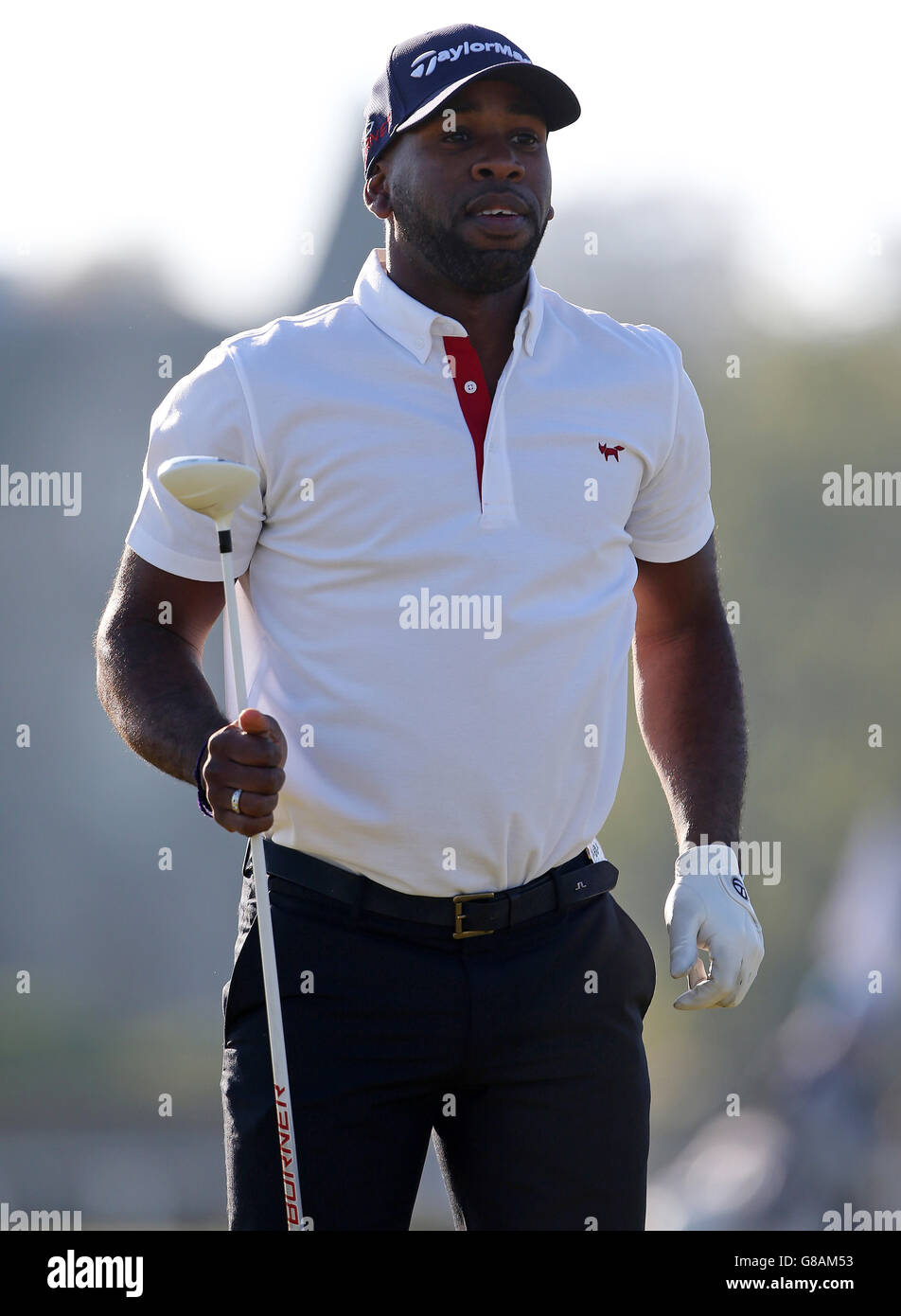 Golf - Alfred Dunhill Links Championship - Tag 1 - Old Course St Andrews. Johnathan Joseph, aka DJ Spoony, während des ersten Tages der Alfred Dunhill Links Championship im Old Course St Andrews, Fife. Stockfoto