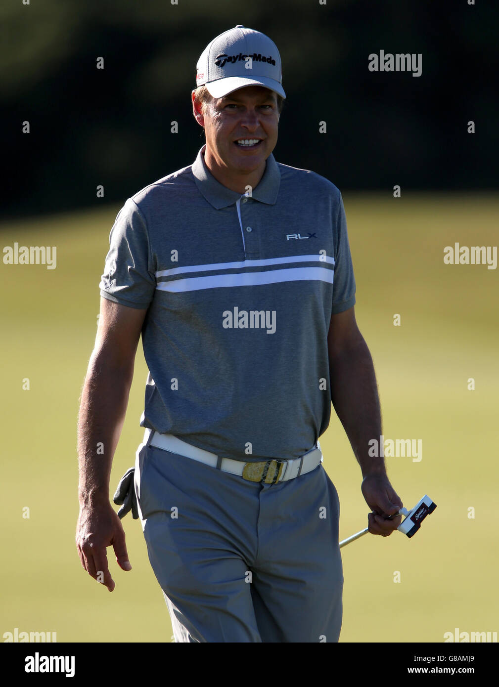 Peter Jones während des ersten Tages der Alfred Dunhill Links Championship im Old Course St Andrews, Fife. DRÜCKEN Sie VERBANDSFOTO. Bilddatum: Donnerstag, 1. Oktober 2015. Siehe PA Geschichte GOLF Dunhill. Bildnachweis sollte lauten: Andrew Milligan / PA Wire. EINSCHRÄNKUNGEN . Keine kommerzielle Nutzung. Keine falsche kommerzielle Verbindung. Keine Videoemulation. Keine Bildbearbeitung. Stockfoto
