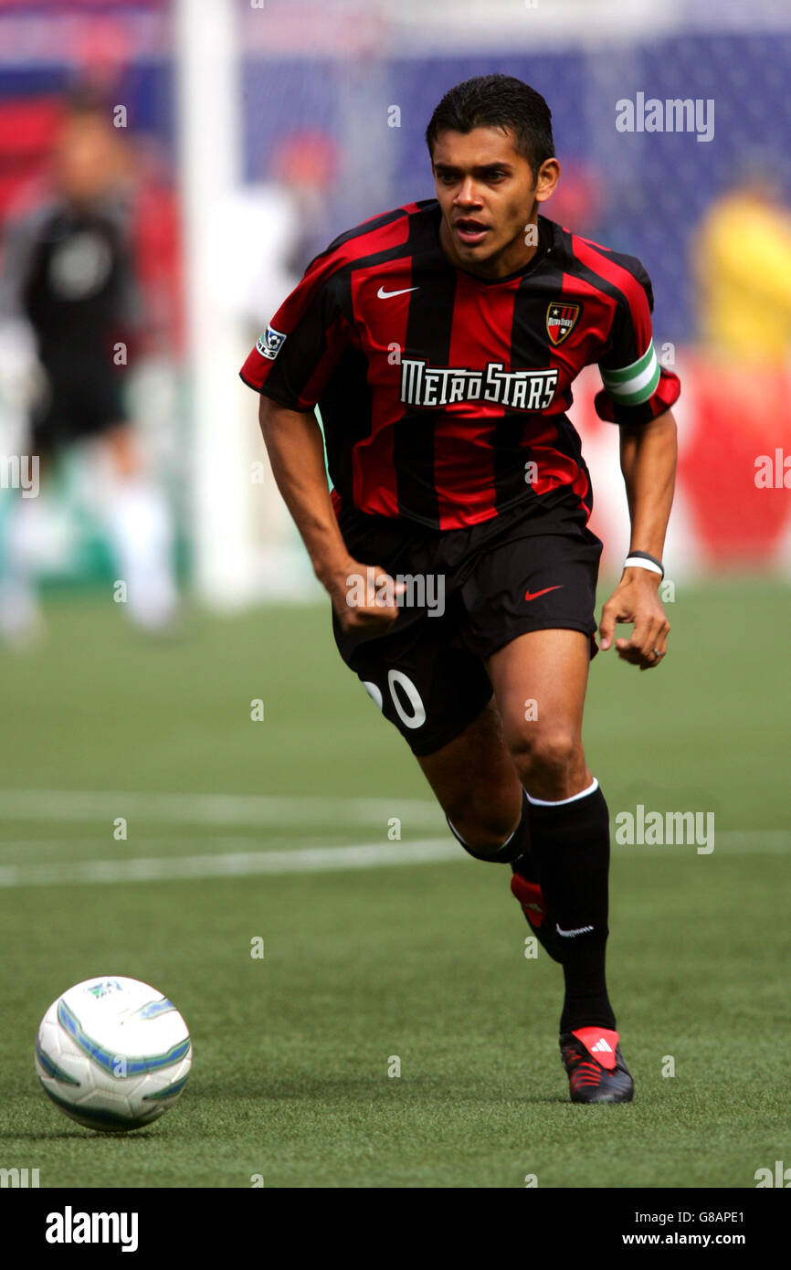 Fußball - Amerikanische MLS - NY/NJ Metrostars V San Jose Earthquakes - Giants Stadium Stockfoto