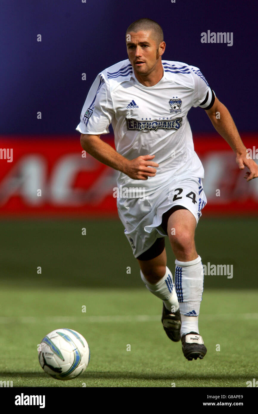 Fußball - Amerikanische MLS - NY/NJ Metrostars V San Jose Earthquakes - Giants Stadium Stockfoto