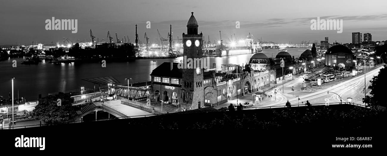 Der Hamburger Hafen, Hamburg, Deutschland Stockfoto