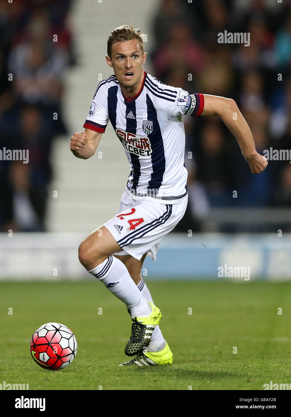Fußball - Barclays Premier League - West Bromwich Albion gegen Everton - The Hawthornes. Darren Fletcher von West Bromwich Albion Stockfoto