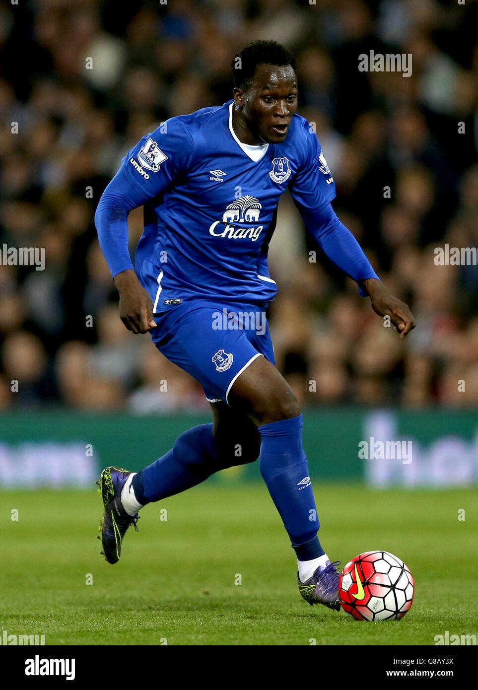 Fußball - Barclays Premier League - West Bromwich Albion gegen Everton - The Hawthornes. Evertons Romelu Lukaku Stockfoto