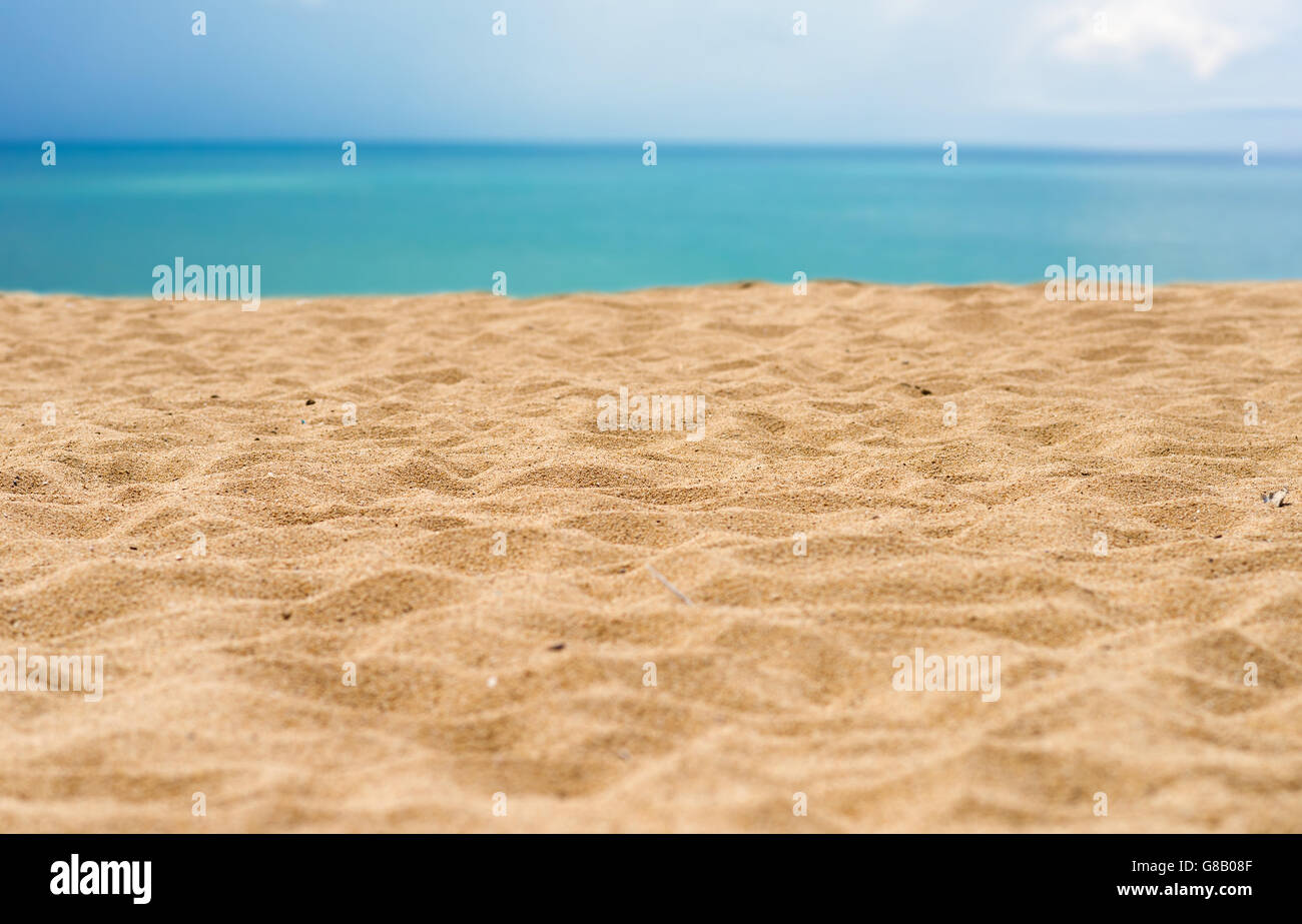 schönen Sandstrand Stockfoto