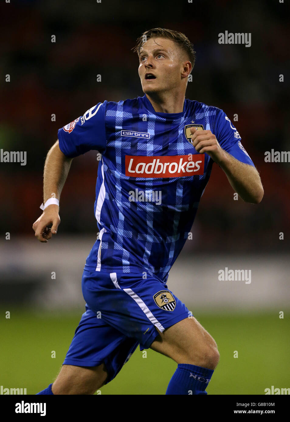 Fußball - Johnstone's Paint Trophy - nördliche Sektion - zweite Runde - Sheffield United / Notts County - Bramall Lane. Jack Barmby von Notts County Stockfoto