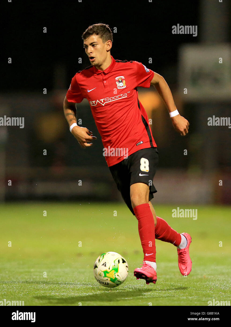 Fußball - Johnstone es Paint Trophy - Südgelände - zweite Runde - Yeovil Town gegen Coventry City - Huish Park Stockfoto