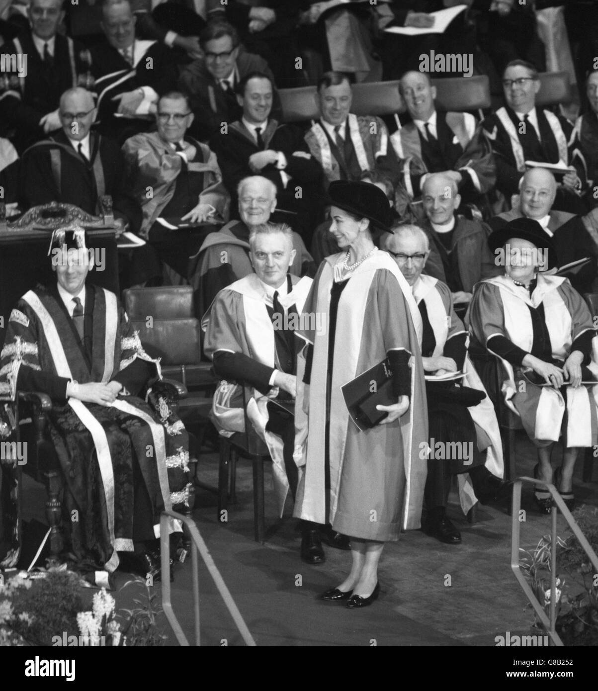 Dr. H.c. - Margot Fonteyn - Manchester University Stockfoto