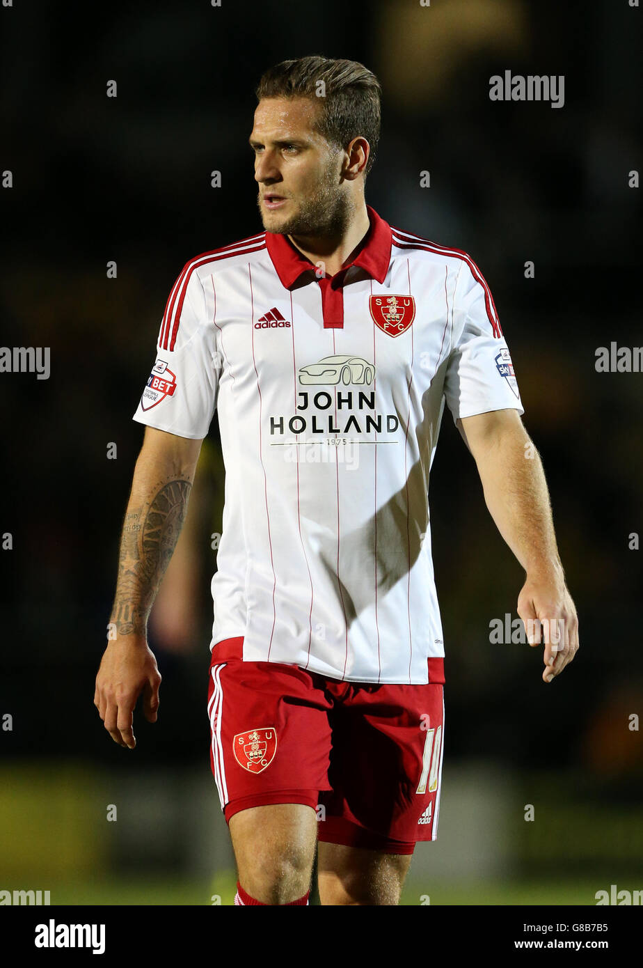 Fußball - Himmel Bet League One - Burton Albion gegen Sheffield United - Pirelli-Stadion Stockfoto