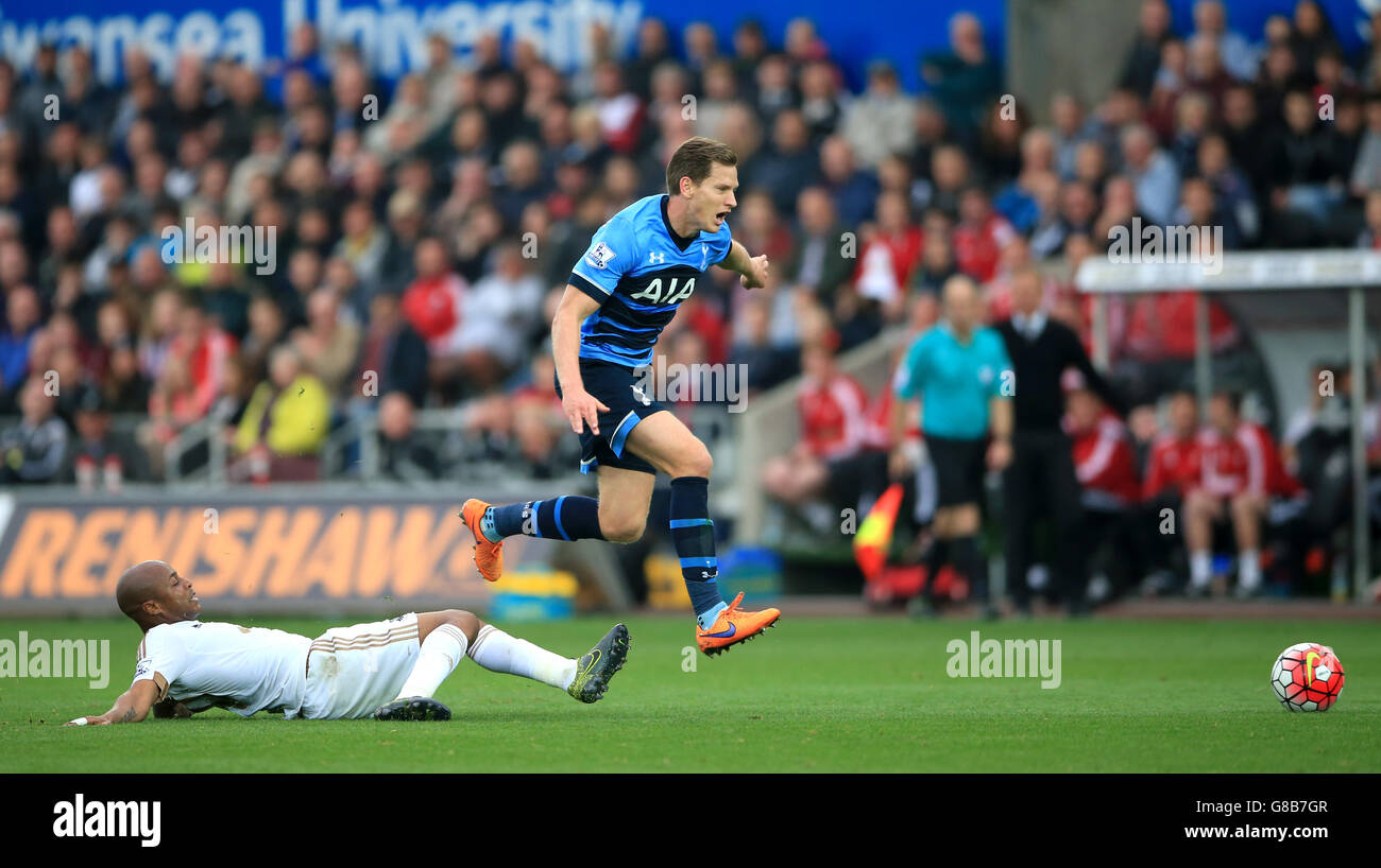Fußball - Barclays Premier League - Swansea City gegen Tottenham Hotspur - Liberty Stadium Stockfoto