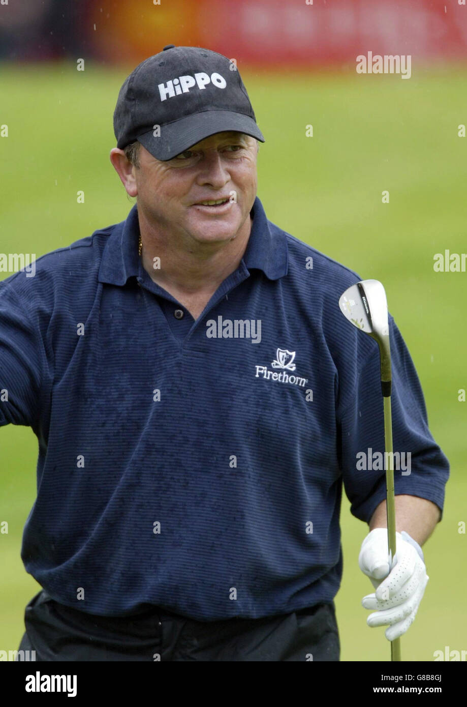 Golf - Wales Open - Celtic Manor. Ian Woosnam von Wales lächelt nach dem letzten Tag. Stockfoto