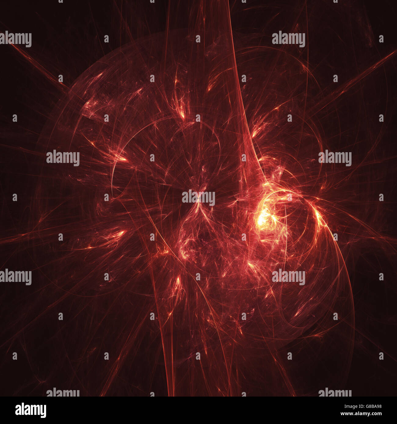 Abstrakte Fraktal Illustration Hintergrund Stockfoto