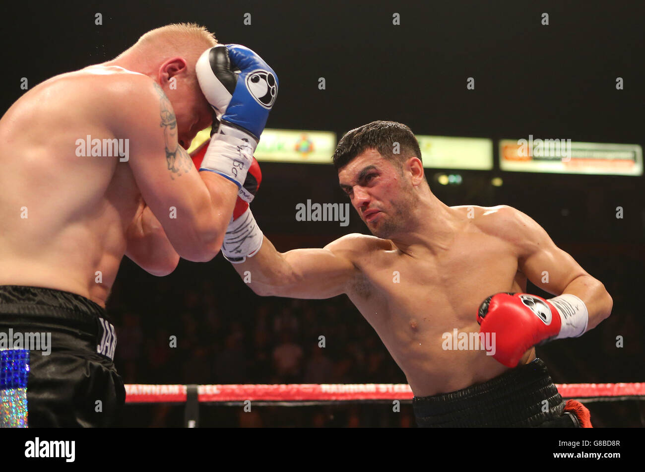 Boxen - Manchester Arena Stockfoto