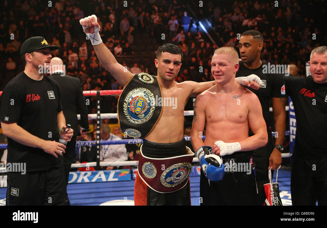 Boxen - Manchester Arena Stockfoto