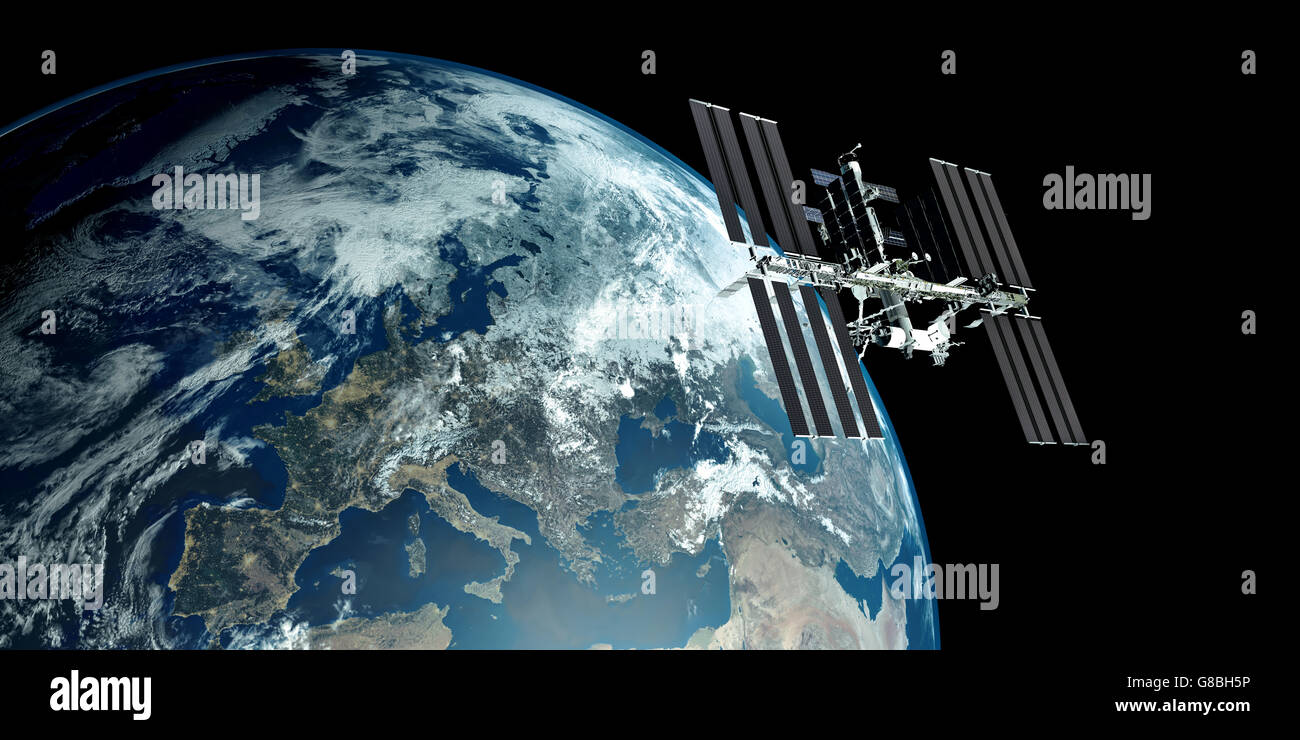 Wie Lang Braucht Die Iss Um Die Erde www.alamy.de