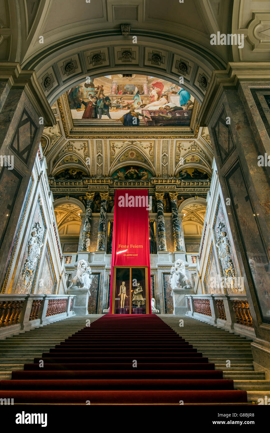 Kunsthistorischen Museums oder des Kunsthistorischen Museums, Wien, Österreich Stockfoto