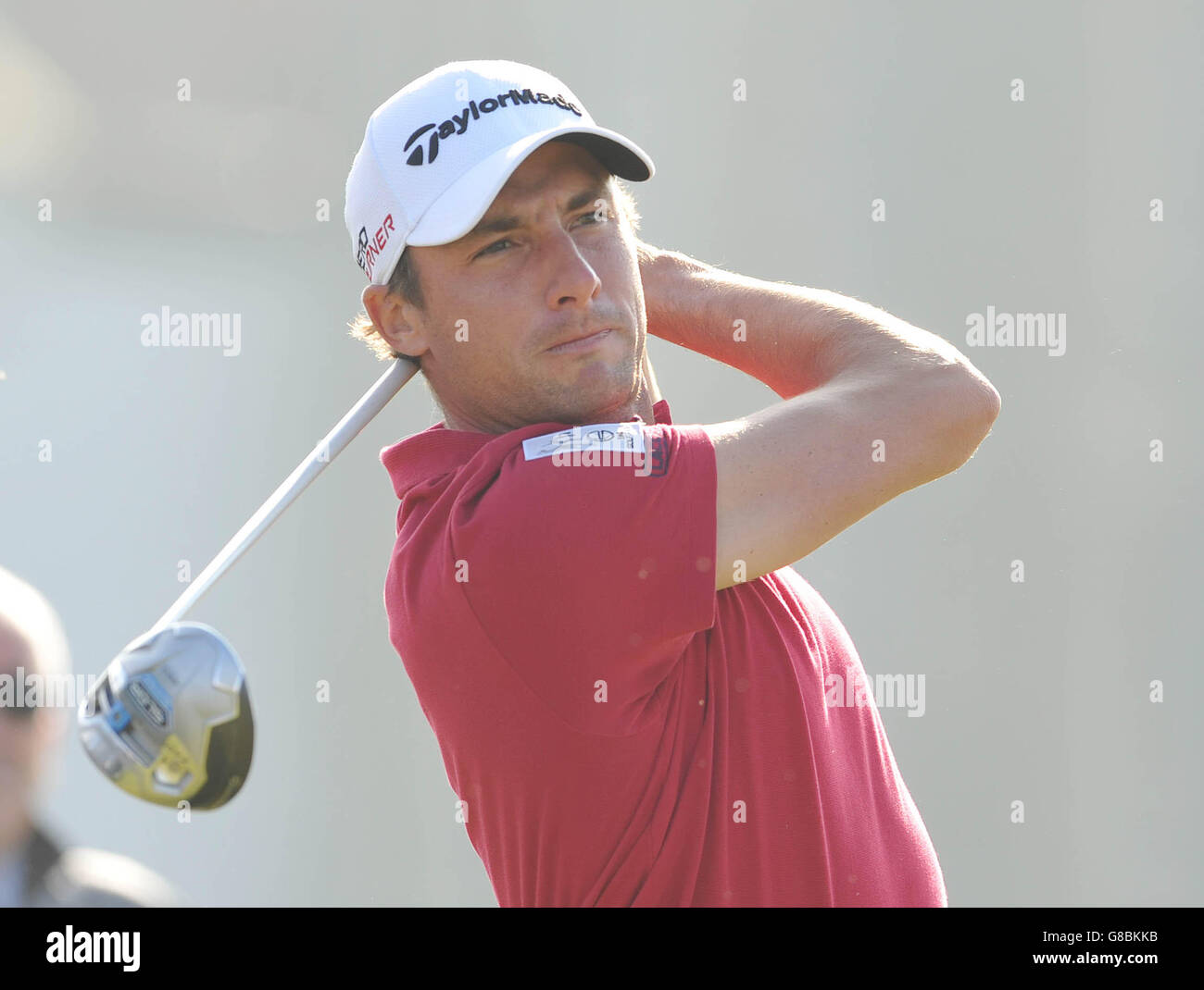 Benjamin Herbert spielt am zweiten Tag der Alfred Dunhill Links Championship am Old Course, St Andrews. DRÜCKEN SIE VERBANDSFOTO. Bilddatum: Sonntag, 4. Oktober 2015. Siehe PA Geschichte GOLF Dunhill. Bildnachweis sollte lauten: Ian Rutherford/PA Wire. EINSCHRÄNKUNGEN nur für redaktionelle Verwendung. Keine kommerzielle Nutzung. Keine falsche kommerzielle Vereinigung. Keine Videoemulation. Keine Bildbearbeitung. Stockfoto