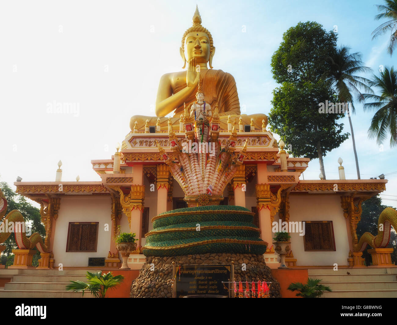Asien Budda Buddhismus gold golden Religion thai Thaiart Thaiculture Thailand Stockfoto
