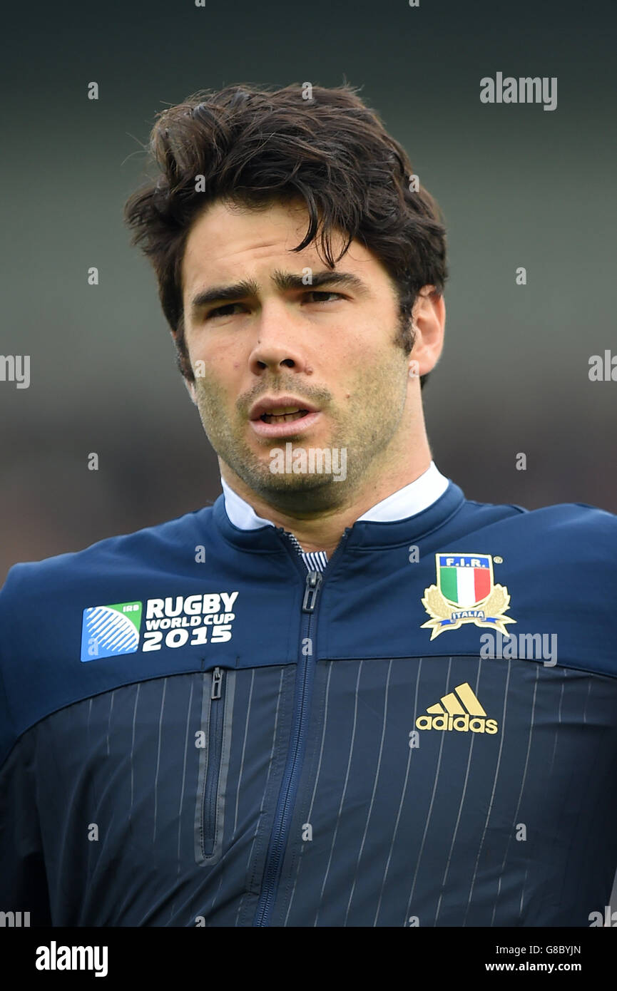 Rugby-Union - Rugby-Weltmeisterschaft 2015 - Pool D - Italien / Rumänien - Sandy Park Stockfoto