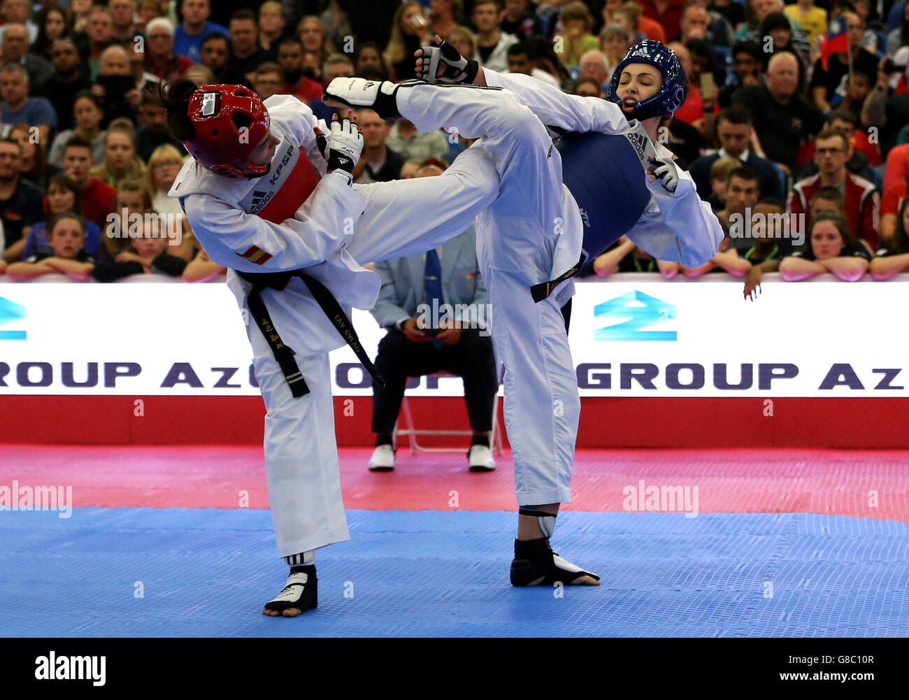 Taekwondo - WTF Taekwondo WM - Tag 2 - Manchester regionale Arena Stockfoto